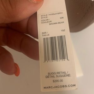 MARC JACOBS MAVERICK BROWN BEAR LEATHER WOMEN'S CROSSBODY